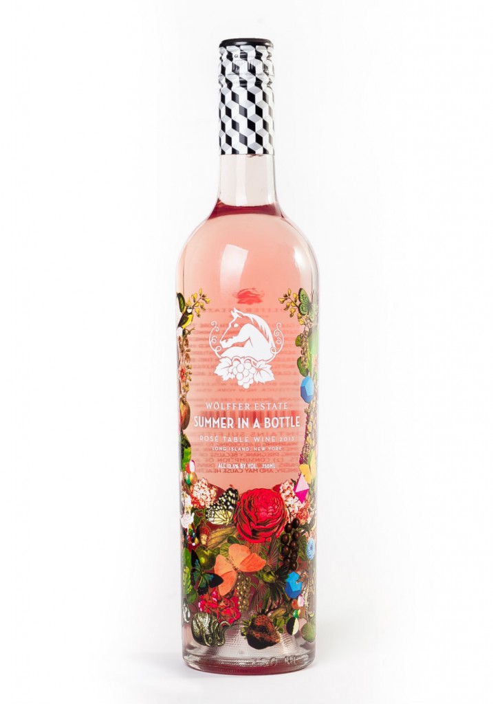 bottle of 2013 Wolffer Summer in a Bottle rose